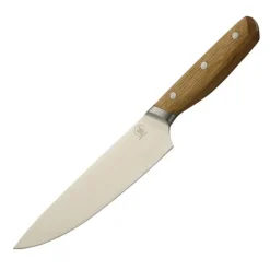 Bosco kokkekniv 20 cm stål/eik