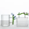 Botanica optisk krus 45 cl blomst lyseblå