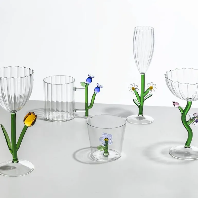 Botanica vannglass 30 cl blomst lilla