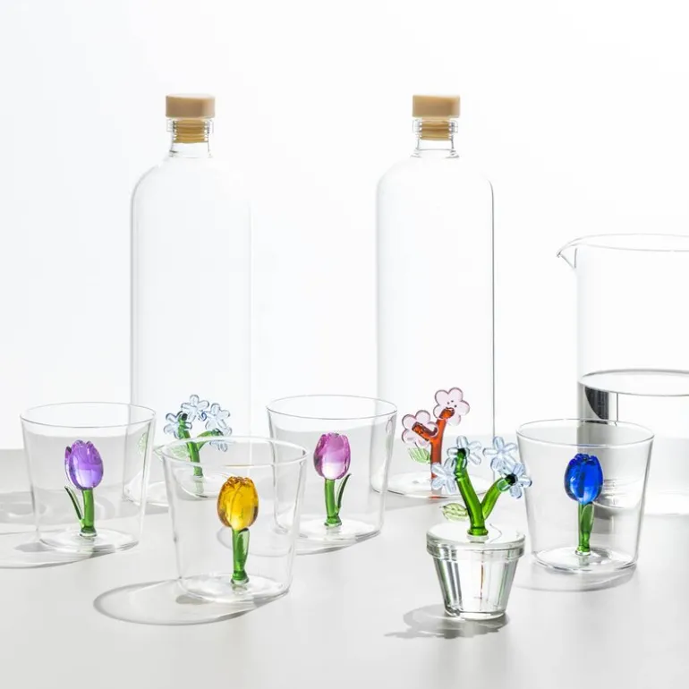 Botanica vannglass 35 cl tulipan gul