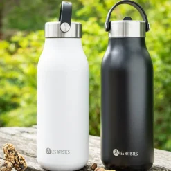 Bottle Up termoflaske med flip-sugerør 1L hvit
