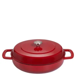 Braiser støpejernsgryte 28 cm 5L cherry