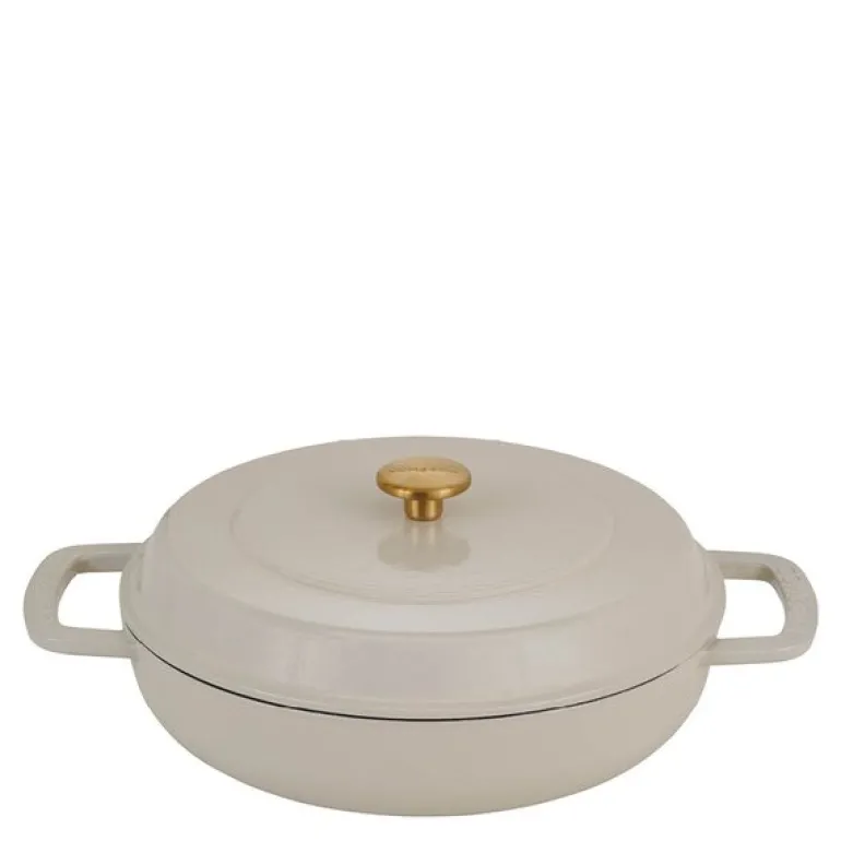 Braiser støpejernsgryte 28 cm 5L sand