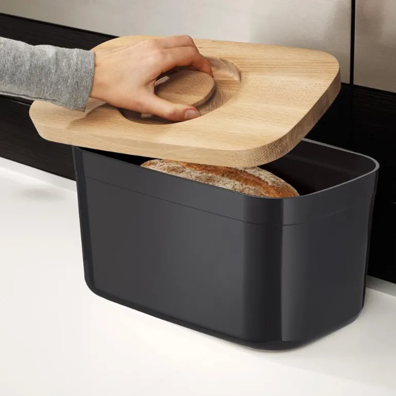 BreadBin brødboks svart