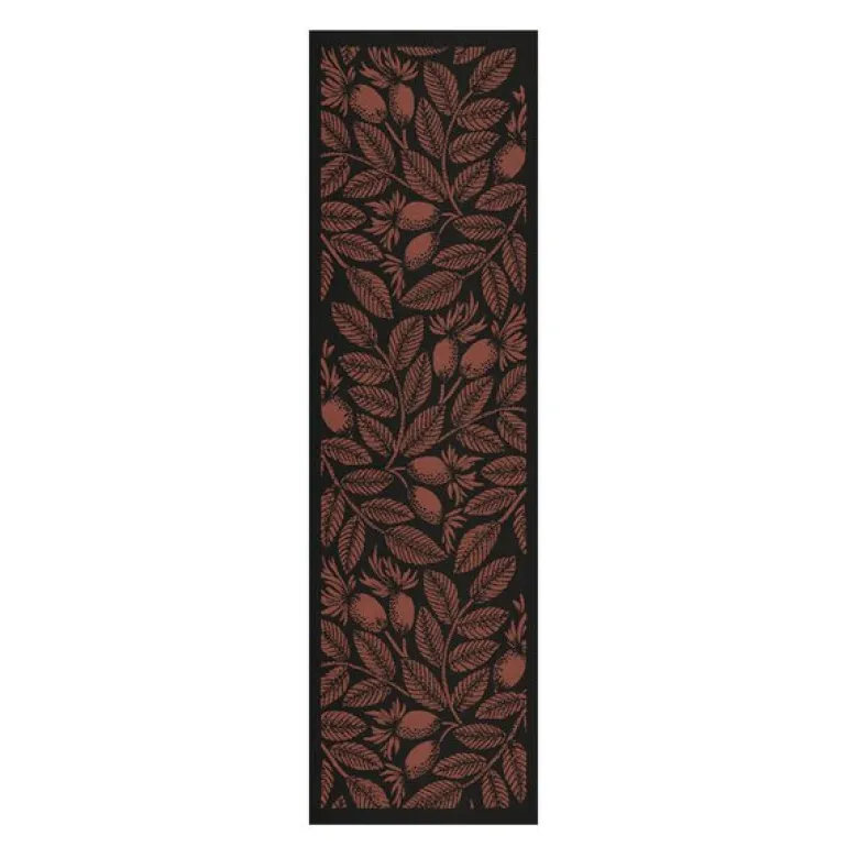 Bronslöv bordløper 35x120 cm brun