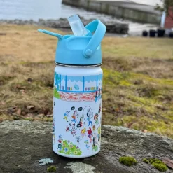Bukkene Bruse drikkeflaske 0,4L back to school blå