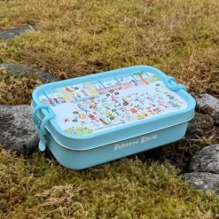 Bukkene Bruse matboks 1L back to school blå