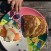 Bukkene Bruse tallerken 22,5 cm back to school rosa