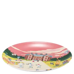 Bukkene Bruse tallerken 22,5 cm back to school rosa