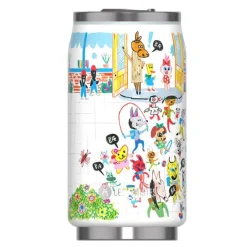 Bukkene Bruse termoflaske 28 cl back to school hvit