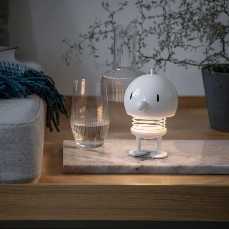 Bumble LED lampe 15 cm hvit