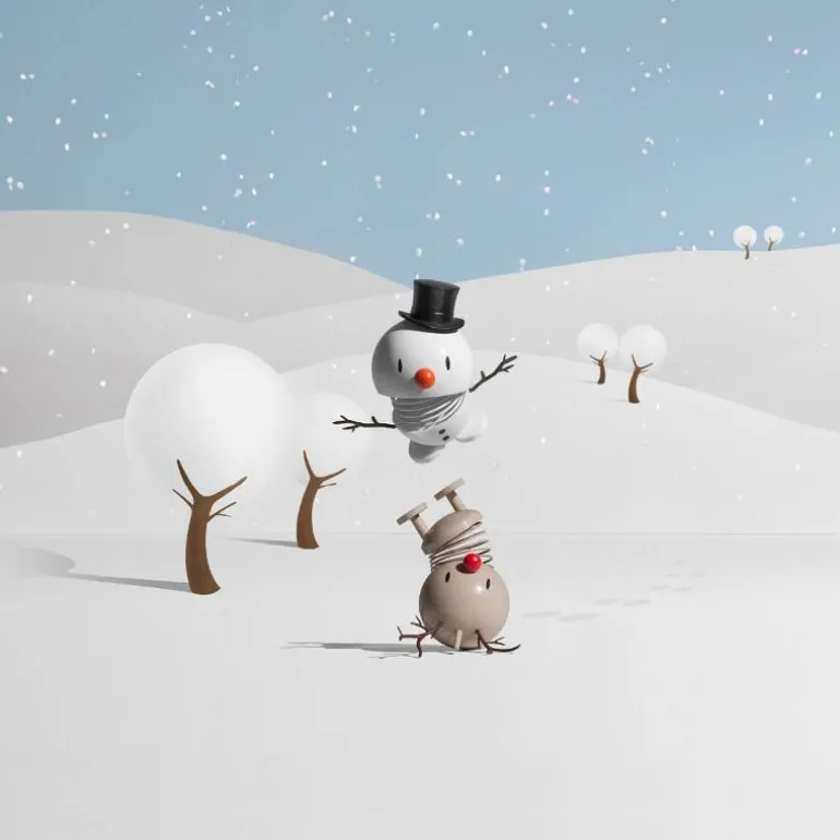 Bumble reindeer liten latte