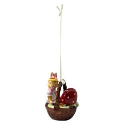 Bunny Tales Anna ornament kurv 6 cm multi