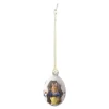 Bunny Tales Max ornament påskeegg 7 cm gul/hvit