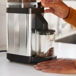 Burr kaffekvern KM5 polished silver