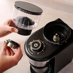 Burr kaffekvern svart