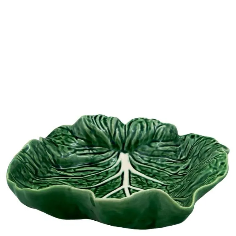 Cabbage serveringsfat 26x25 cm kål grønn