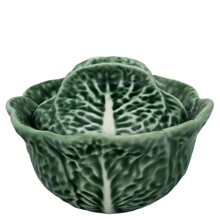 Cabbage skål m/lokk 13,5 cm kål grønn