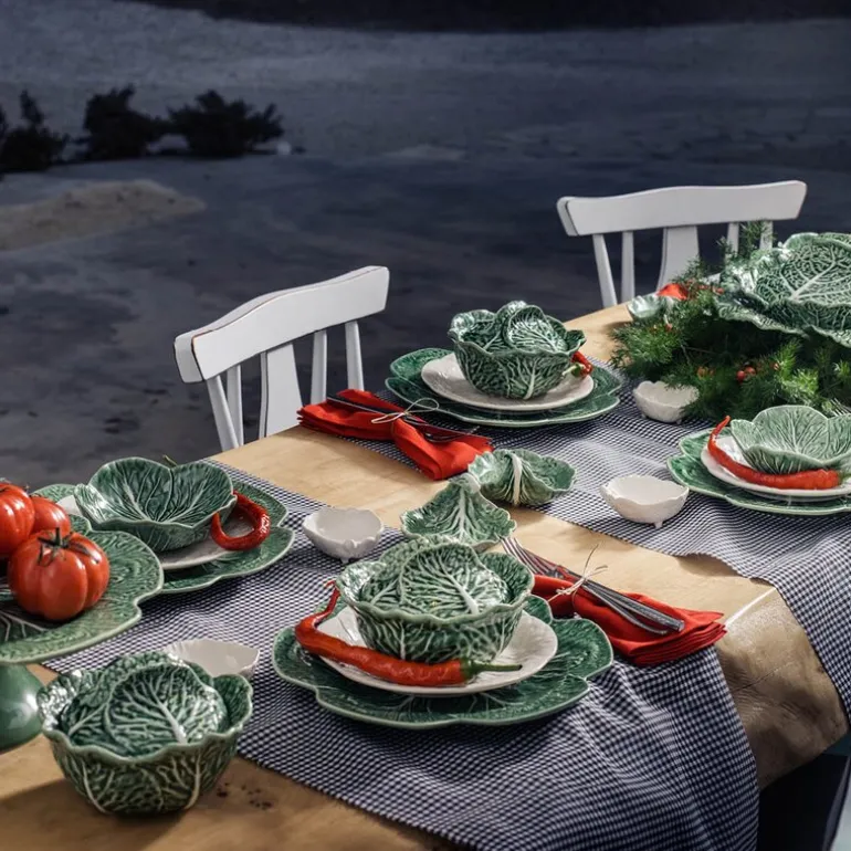 Cabbage skål m/lokk 13,5 cm kål grønn