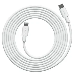 Cable 1 USB-C til Lightning kabel 2 m Opal White