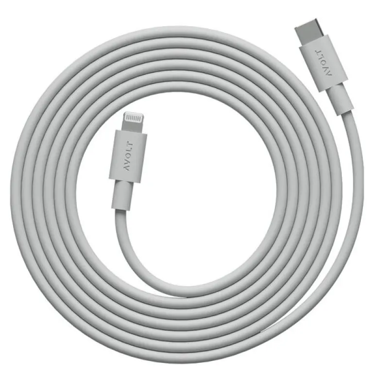 Cable 1 USB-C til Lightning kabel 2 m Gotland Grey
