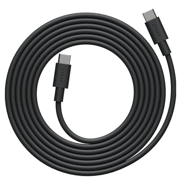 Cable 1 USB-C til USB-C kabel 2 m Stockholm Black
