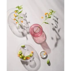 Cado vase H24 cm plomme