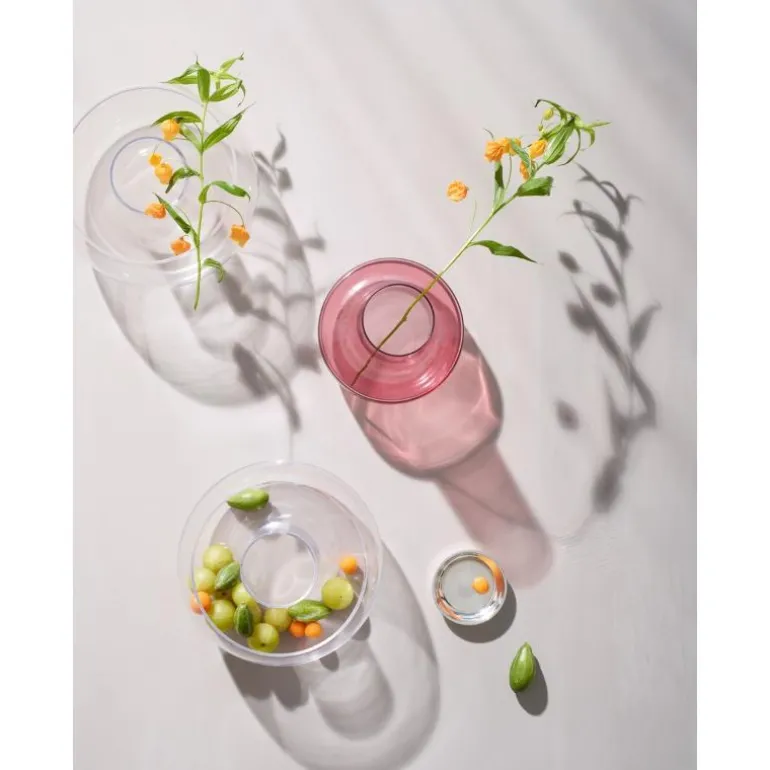 Cado vase H24 cm plomme