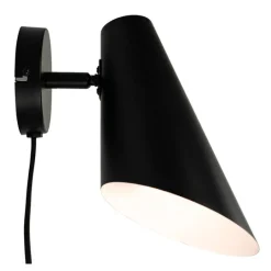 Cale vegglampe 24,5 cm svart