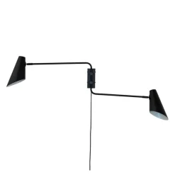 Cale vegglampe 46 cm svart