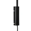 Cale vegglampe med vinkel 46 cm svart