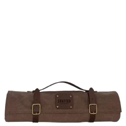 Canvas knivmappe 41 cm brun