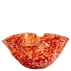 Cara skål 17 cm rød/oransje