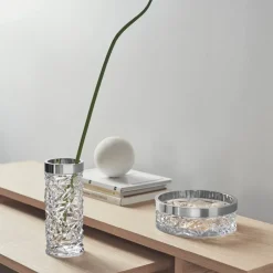 Carat vase sølvkant 24 cm