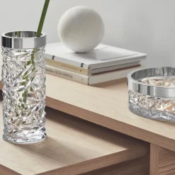 Carat vase sølvkant 24 cm