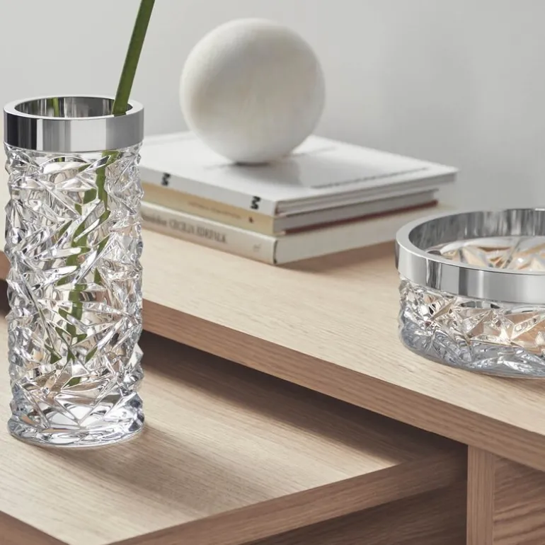 Carat vase sølvkant 24 cm