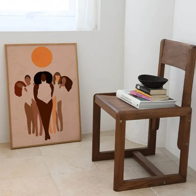 Carelle N'guessan poster 30x40 cm w.o.m.e.n