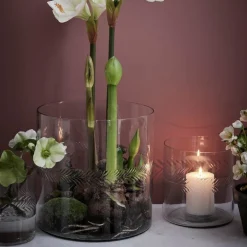 Carla vase 13 cm klar