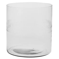 Carla vase 20 cm klar