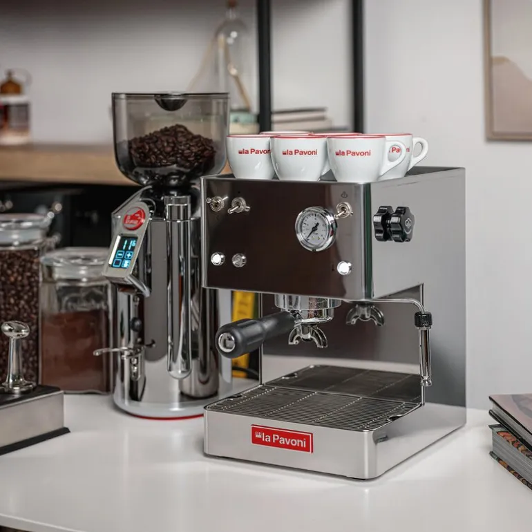 Casa bar manuell espressomaskin 2,7L polert stål