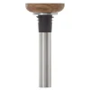 CasQ vinstopper m/vakumpumpe 10,5 cm eik/stål