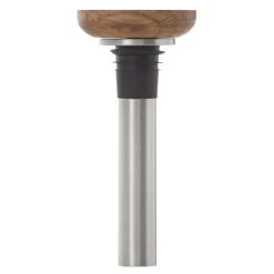 CasQ vinstopper m/vakumpumpe 10,5 cm eik/stål