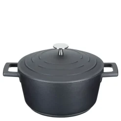 Cast Aluminium gryte 2,5L med selvøsende lokk svart