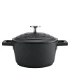 Cast Aluminium gryte 1,4L svart