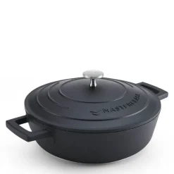 Cast Aluminium lav gryte 2,5L svart