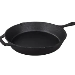 Cast iron støpejernspanne 30 cm 3,1L svart