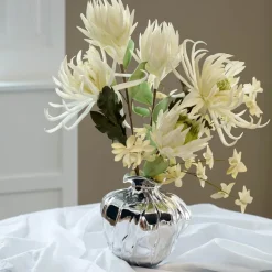 Celeste vase 25 cm sølv