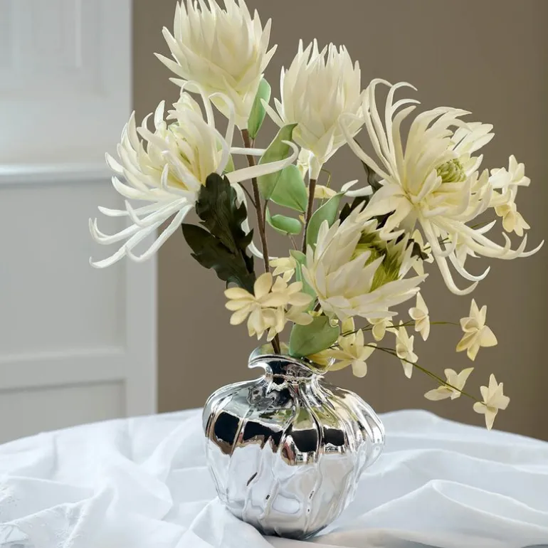 Celeste vase 25 cm sølv