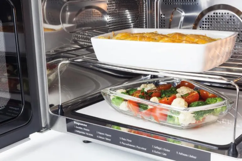 Ceramic CHEF MCG30 mikrobølgeovn 30L grill & mikro svart/stål