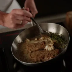 Chef Ørjan stekepanne 24 cm børstet stål